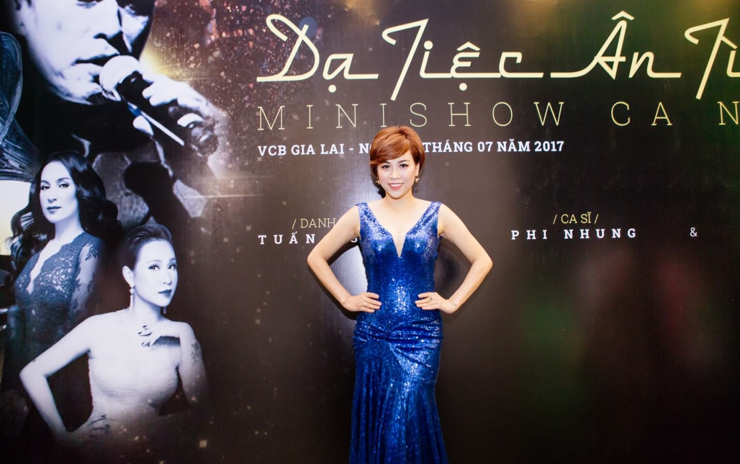 MC Ngọc Vy lần đầu tiên được đứng chung với danh ca Tuấn Ngọc