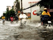 Cảnh báo ngập lụt tại một số khu vực nội thành Hà Nội