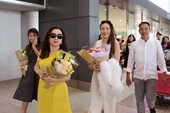 Hoa hậu Nhân ái Đỗ Lan khiến sân bay Tân Sơn Nhất náo loạn