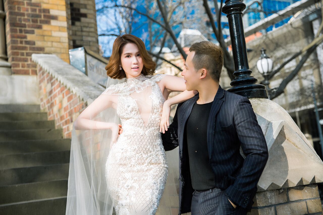 Ngọc Trinh hóa thân thành cô dâu bỏ trốn trên đường phố Australia