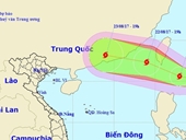 Xuất hiện bão mạnh cấp 8 gần Biển Đông