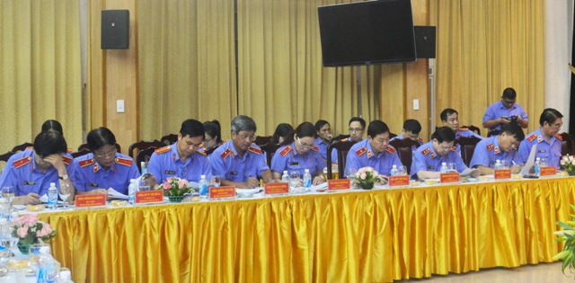 Các đại biểu dự Hội nghị Giao ban công tác Quý IV 