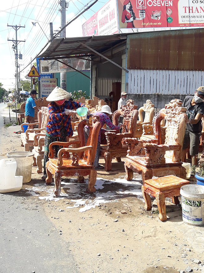 Vang danh làng nghề mộc