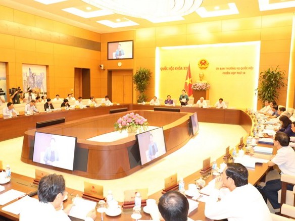 Khai mạc Phiên họp thứ 14 của Ủy ban Thường vụ Quốc hội