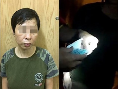 Vượt đèn đỏ trong đêm, người phụ nữ tòi ra 44 viên ma túy tổng hợp