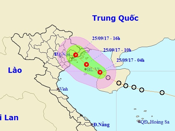 Cảnh báo mưa lớn ở miền Bắc