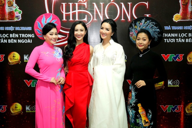 Ca sĩ Đông Đào, Hà Thu, Hoa hậu Đền Hùng Giáng My và nữ doanh nhân Trần Uyên Phương